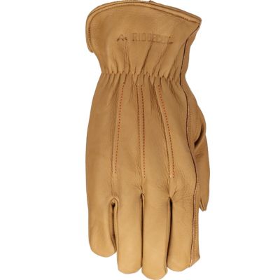 Image showing  Men's Water-Resistant Leather Driver Gloves, Large, 1-Pair