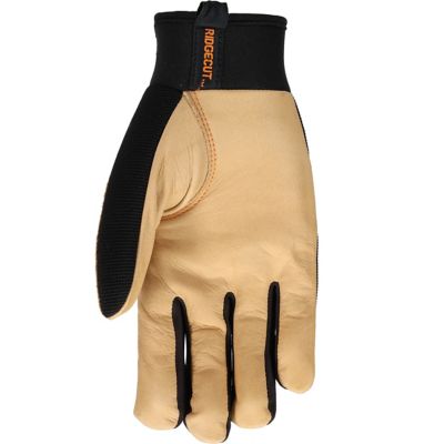 Image showing  Men's Split Leather Premium Performance Work Gloves, Medium, 1-Pair