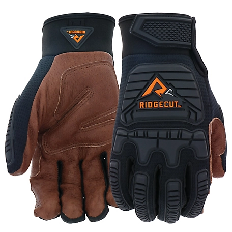 Ridgecut Pigskin Performance Gloves, Large, 1 Pair