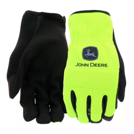 John Deere High Visibility General Purpose Work Gloves 1 Pair Work Gloves