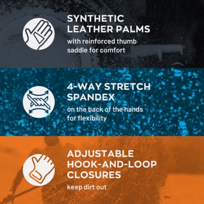 Image showing  Women's Synthetic Leather Performance Work Gloves, 1-Pair