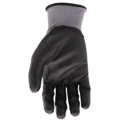 Image showing  Men's PU-Dipped Work Gloves, Large, 10-Pack