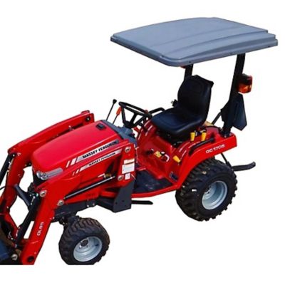 Eclipse Canopy 45 in. x 50 in. Universal Tractor Canopy, Gray, Fits All Major Brand ROPS