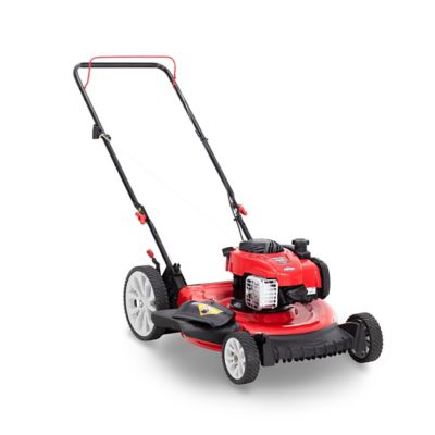 Troy-Bilt 21 in. 140cc Gas-Powered TB105 2-in-1 High-Wheel Push Lawn Mower Great price, and a SOLID U