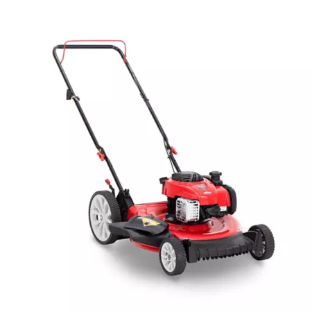 Troy-Bilt 21 in 140 cc 2-in-1 Gas Push Lawn Mower with High Wheels Push Lawn Mowers