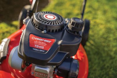 Image showing  21 in. 140cc Gas-Powered 2-in-1 High-Wheel Push Lawn Mower