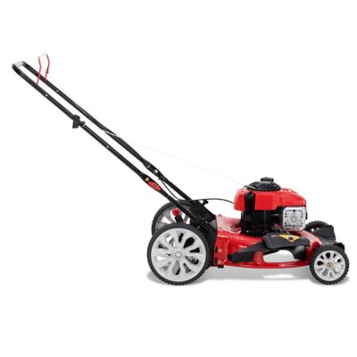 Image showing 6 th Troy-Bilt 21 in. 140cc Gas-Powered 2-in-1 High-Wheel Push Lawn Mower