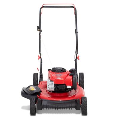 Image showing 7 th Troy-Bilt 21 in. 140cc Gas-Powered 2-in-1 High-Wheel Push Lawn Mower