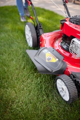 Image showing 10 th Troy-Bilt 21 in. 140cc Gas-Powered 2-in-1 High-Wheel Push Lawn Mower