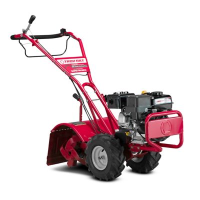 Troy-Bilt 16 in. Gas 208cc Super Bronco Rear-Tine Counter-Rotating Tiller with 1-Hand Operation