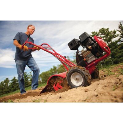 Image showing  16 in. 208cc Super Bronco Rear-Tine Counter-Rotating Gas Tiller with 1-Hand Operation
