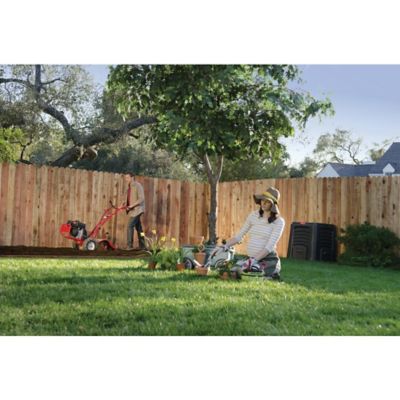 Image showing 5 th Troy-Bilt 16 in. 208cc Super Bronco Rear-Tine Counter-Rotating Gas Tiller with 1-Hand Operation