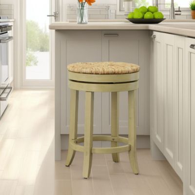 Image showing  Sonesta Swivel Rush Seat Stool, 24 in.