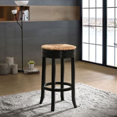 Image showing  Sonesta Swivel Rush Seat Stool, 30 in.