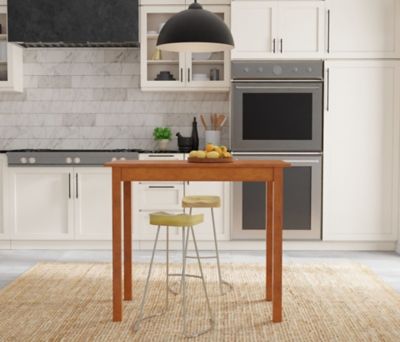 Image showing 3 th Carolina Chair & Table Rectangular Tyson Pub Bar Table