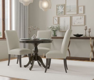 Image showing 5 th Carolina Chair & Table Whitney Round Dining Table for 4 People, 36 in.