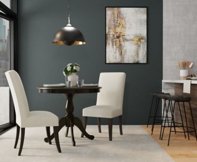 Image showing 6 th Carolina Chair & Table Whitney Round Dining Table for 4 People, 36 in.