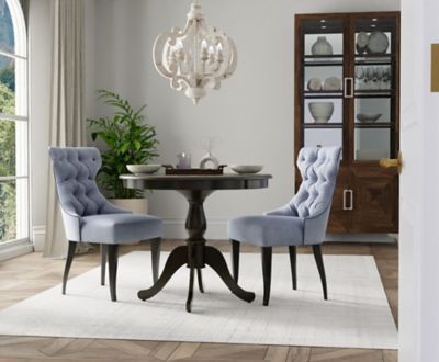 Image showing 7 th Carolina Chair & Table Whitney Round Dining Table for 4 People, 36 in.