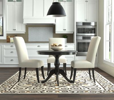 Image showing 6 th Carolina Chair & Table Whitney Round Dining Table for 4 People, 36 in.