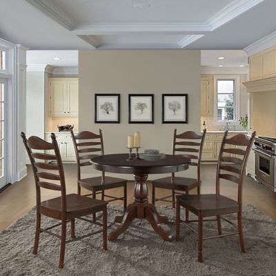 Image showing 5 th Carolina Chair & Table Round Whitney Dining Table, 42 in.