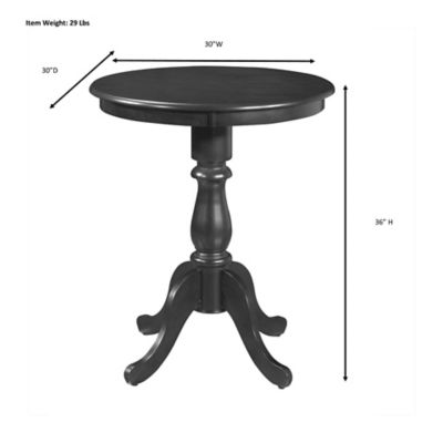 Image showing 6 th Carolina Chair & Table Round Whitney Bar Table, 30 in.