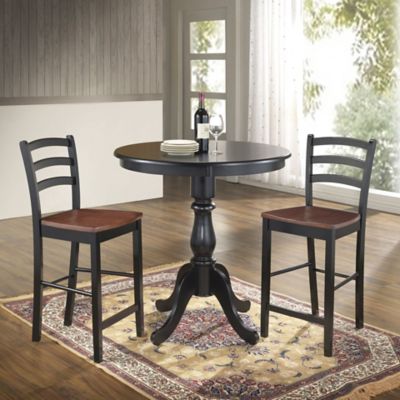 Image showing 4 th Carolina Chair & Table Round Whitney Bar Table, 30 in.