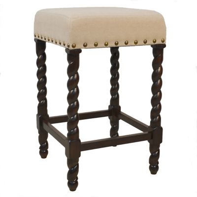 Carolina Chair & Table 24 in. Redford Counter Stool, Linen