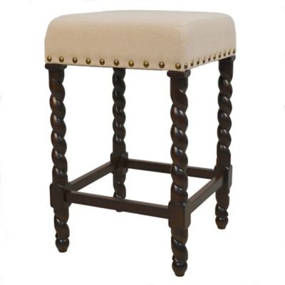 Image showing  Redford Counter Stool, 24 in., Linen