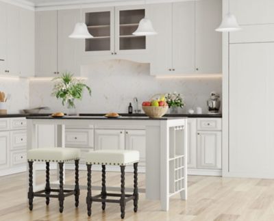 Image showing  Redford Counter Stool, 24 in., Linen