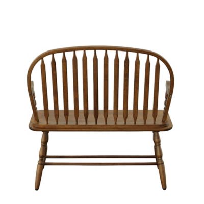 Image showing  Westminster Windsor Bench, 40 in. x 15.25 in. x 18.5 in., American Oak