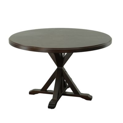Image showing  Rembrandt Round Dining Table with X-Base for 6 People, 48 in. x 48 in. x 30 in.