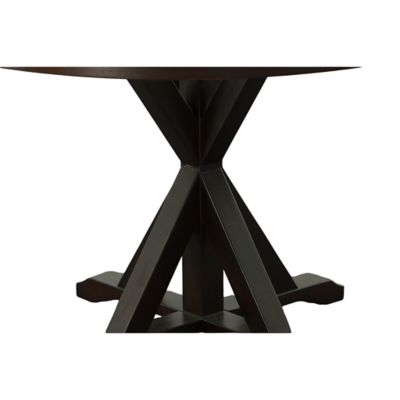 Image showing  Rembrandt Round Dining Table with X-Base for 6 People, 48 in. x 48 in. x 30 in.