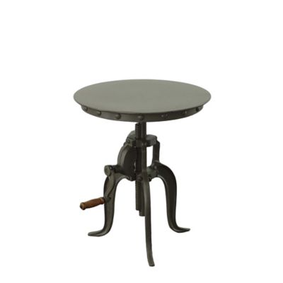 Image showing  Portland Adjustable Crank Accessory Table, Industrial