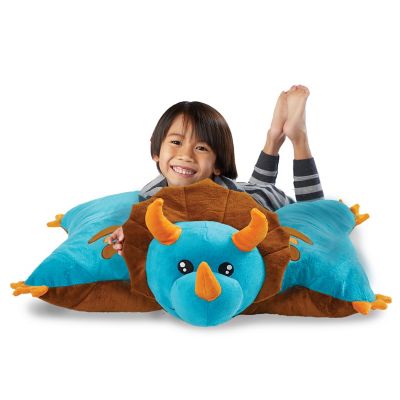 stuffed dinosaur pillow