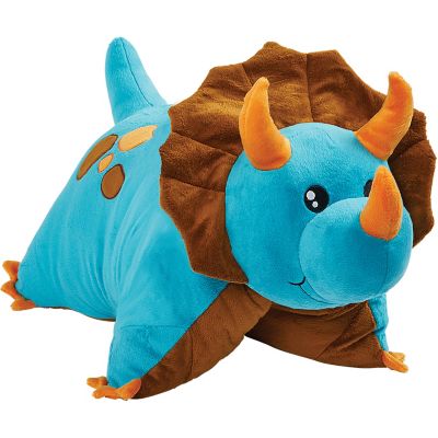 Pillow Pets Large Dinosaur Pillow Toy, Blue