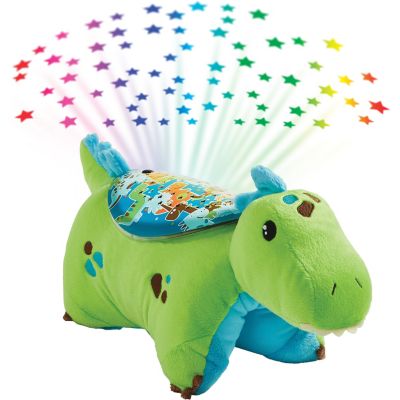 Pillow Pets Dinosaur Sleeptime Lite Pillow Toy, Green