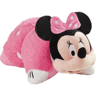 Pillow Pets Disney Minnie Mouse Pillow Toy, Pink, 16 in.