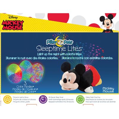 Image showing  Disney Mickey Mouse Sleeptime Lites Pillow Toy