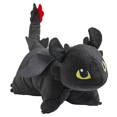 Pillow Pets Large How to Train Your Dragon Toothless Pillow Toy, 16 in.