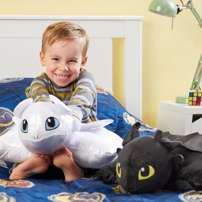 Image showing  Large How to Train Your Dragon Toothless Pillow Toy, 16 in.