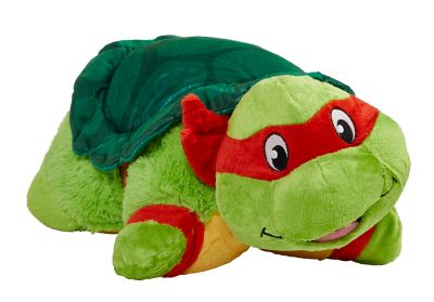 Pillow Pets Large Teenage Mutant Ninja Turtles Raphael Pillow Toy, Red, 16 in.