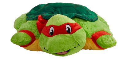 Image showing  Large Teenage Mutant Ninja Turtles Raphael Pillow Toy, Red, 16 in.