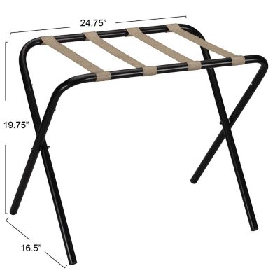 Image showing  Metal Luggage Rack, 20.2 in. x 25.1 in. x 16.6 in.