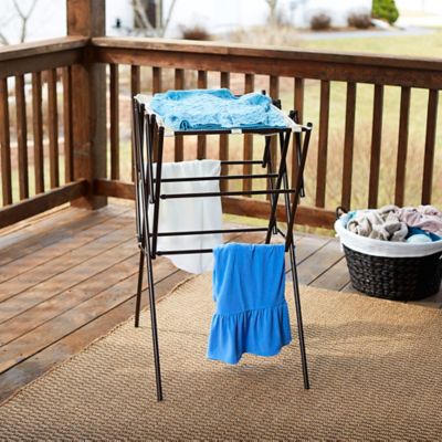 Image showing  Expandable Clothes Drying Rack, Antique Bronze