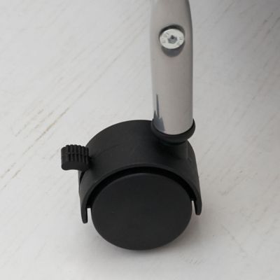 Image showing  Rolling Triple Laundry Sorter, Silver