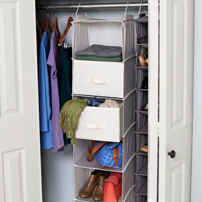 Image showing  Hanging Shelf Drawers, 7.75 in. x 11.75 in. x 11.75 in., Natural