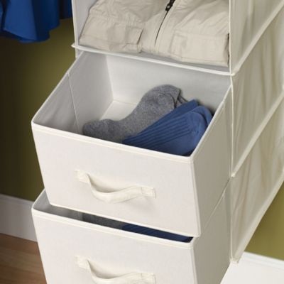 Image showing  Hanging Shelf Drawers, 7.75 in. x 11.75 in. x 11.75 in., Natural