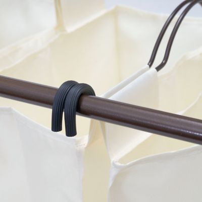 Image showing 5 th Household Essentials Rolling Quad Laundry Sorter