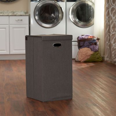 Image showing  Collapsible Laundry Hamper, Black