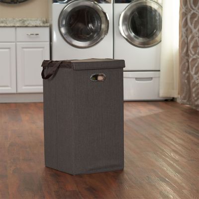 Image showing  Collapsible Laundry Hamper, Black